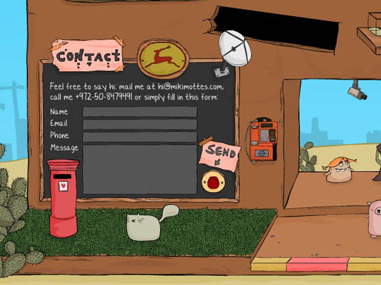 欣赏15个‘联系我们’创意页面 欣赏15个‘联系我们’创意页面