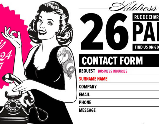 欣赏15个‘联系我们’创意页面 欣赏15个‘联系我们’创意页面