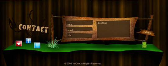 欣赏15个‘联系我们’创意页面 欣赏15个‘联系我们’创意页面