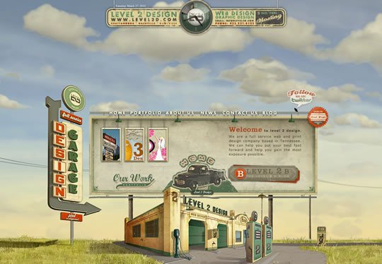 欣赏唯美的网页设计复古风! 欣赏唯美的网页设计复古风!